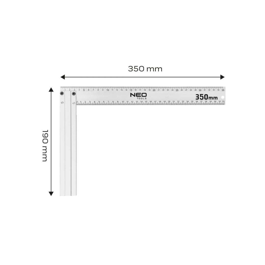 Kampainis aliuminis 350mm Neo 6
