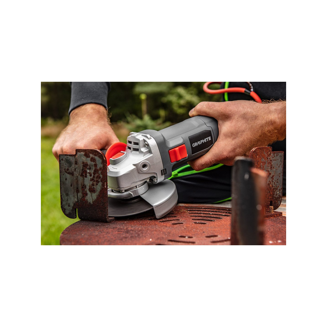 Elektrinis kampinis šlifuoklis GRAPHITE 59G188, 1600W, 125mm 5