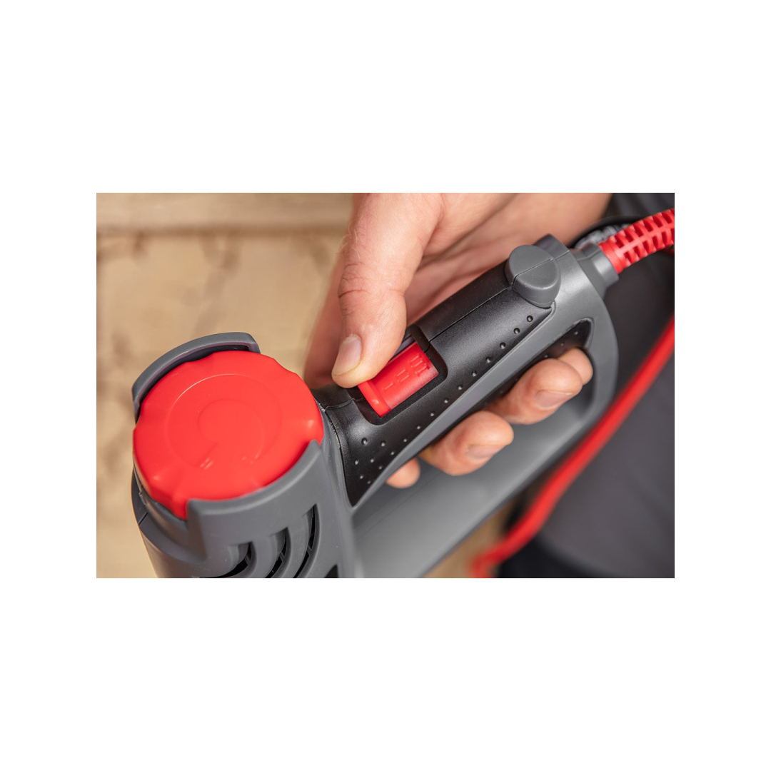 Karšto oro pistoletas 2000 W, temperatūros reguliatorius I: 25C, II: 80-600C, III: 80-600C, oro srautas I: 350, II: 350, III: 550 l/min BMC su priedais 5 vnt. 5 Karšto oro pistoletas 2000 W, temperatūros reguliatorius I: 25C, II: 80-600C, III: 80-600C, oro srautas I: 350, II: 350, III: 550 l/min BMC su priedais 5 vnt. 5