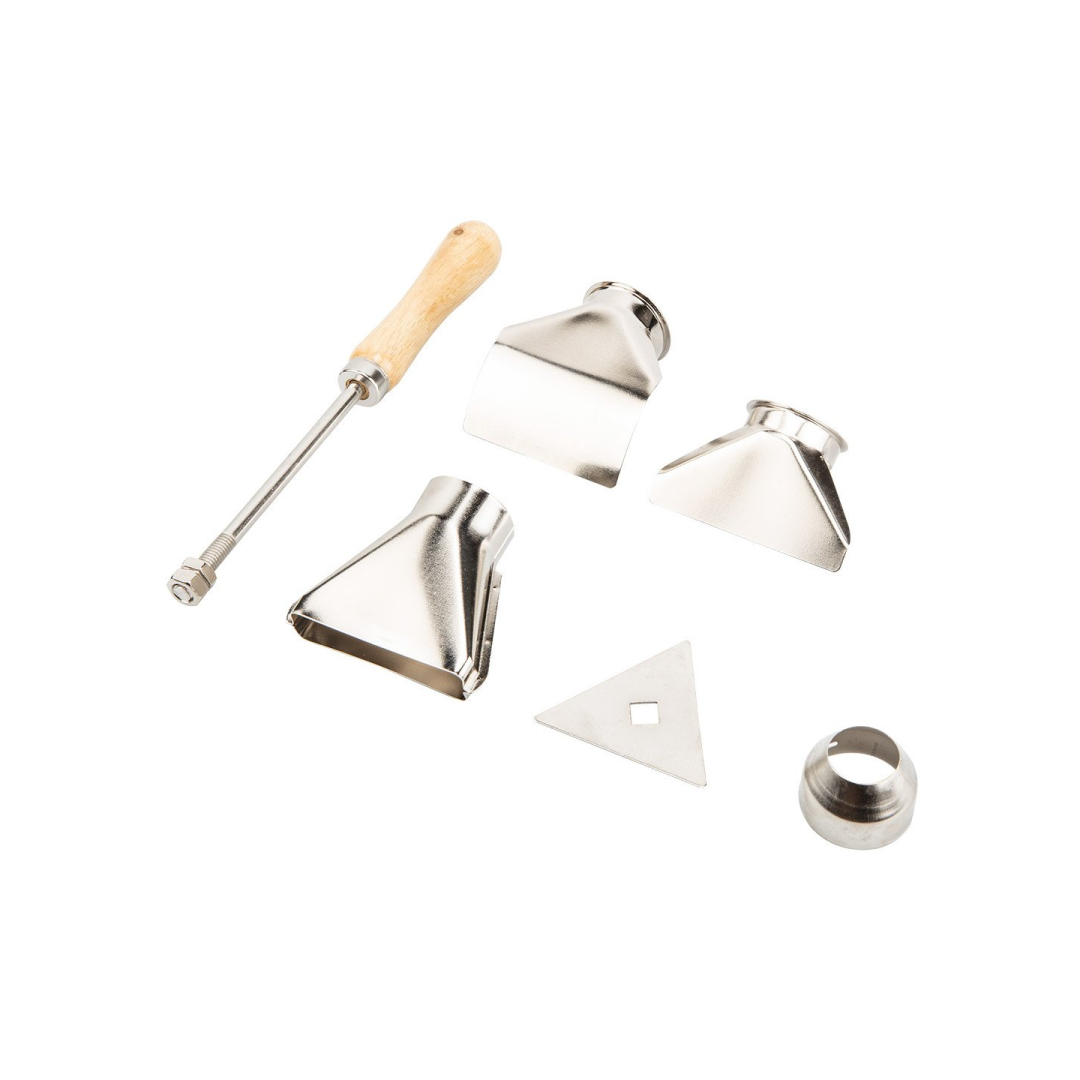 Karšto oro pistoletas 2000 W, temperatūros reguliatorius I: 50ºC, II: 70-600ºC 5