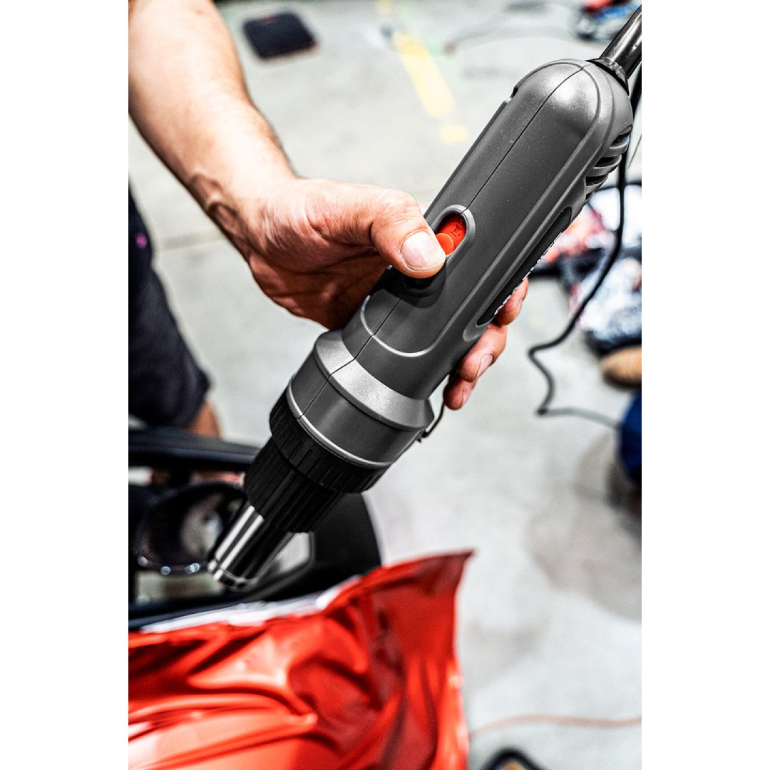 Karšto oro pistoletas 2000W, temp. reguliatorius I: 350ºC, II: 550ºC, 4