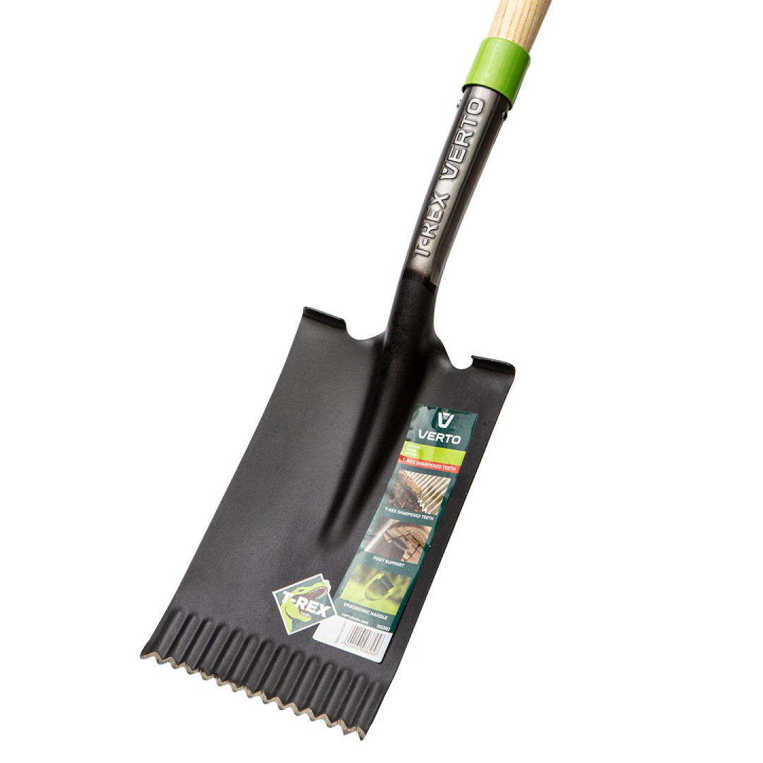 Kastuvas, medinė rankena, T-Rex 6