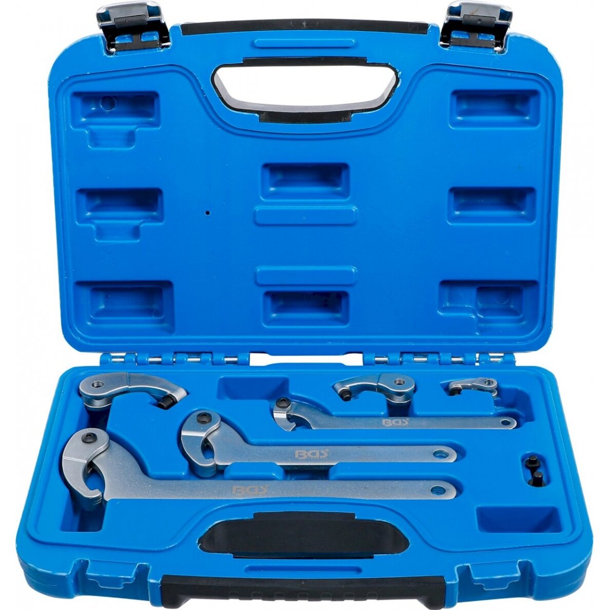 Kablio tipo veržliarakčių rinkinys | 35 - 120 mm | 8 vnt. (8542) 1 Kablio tipo veržliarakčių rinkinys | 35 - 120 mm | 8 vnt. (8542) 1