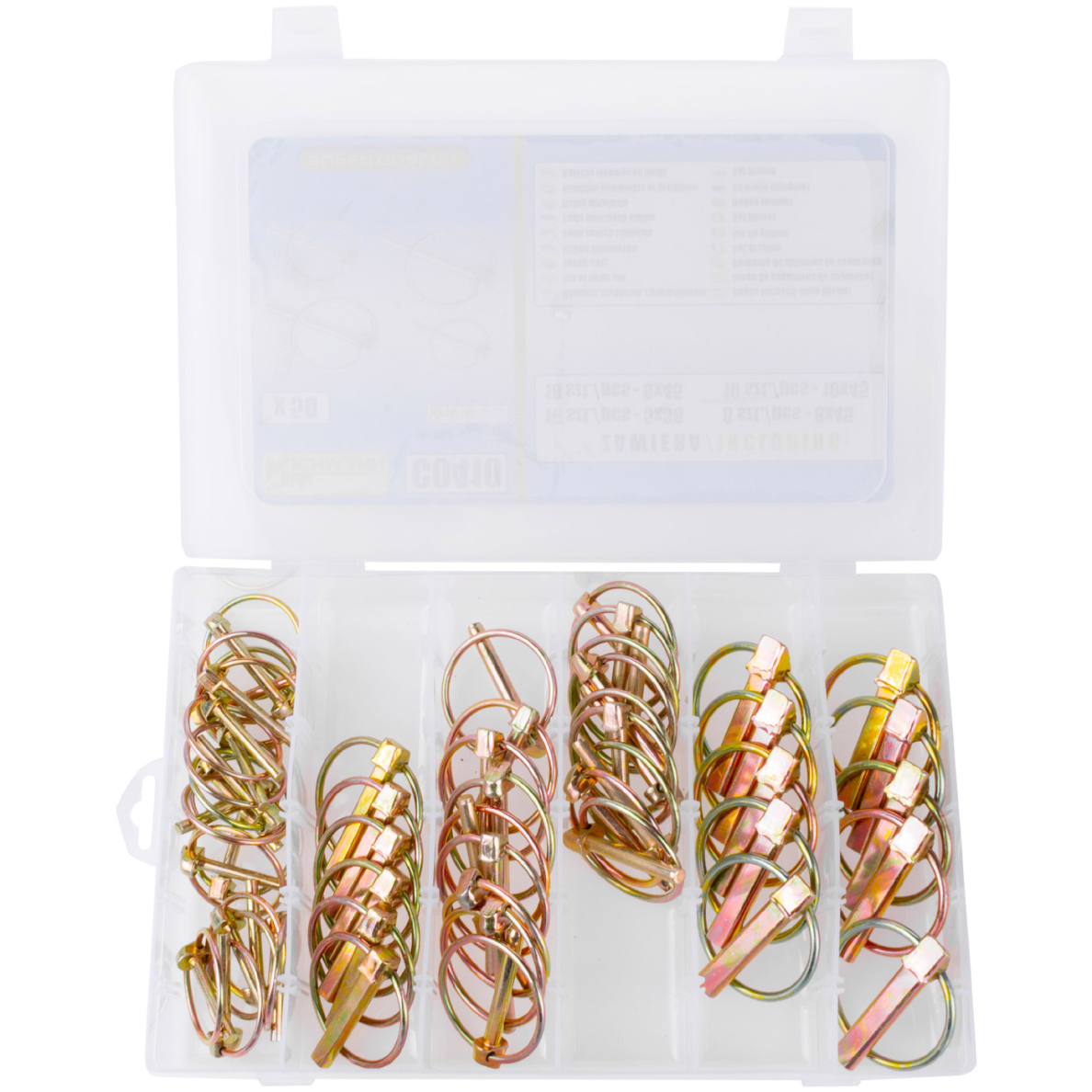 Kaiščių rinkinys su žiedu 50 vnt. Kaiščių rinkinys su žiedu 50 vnt.