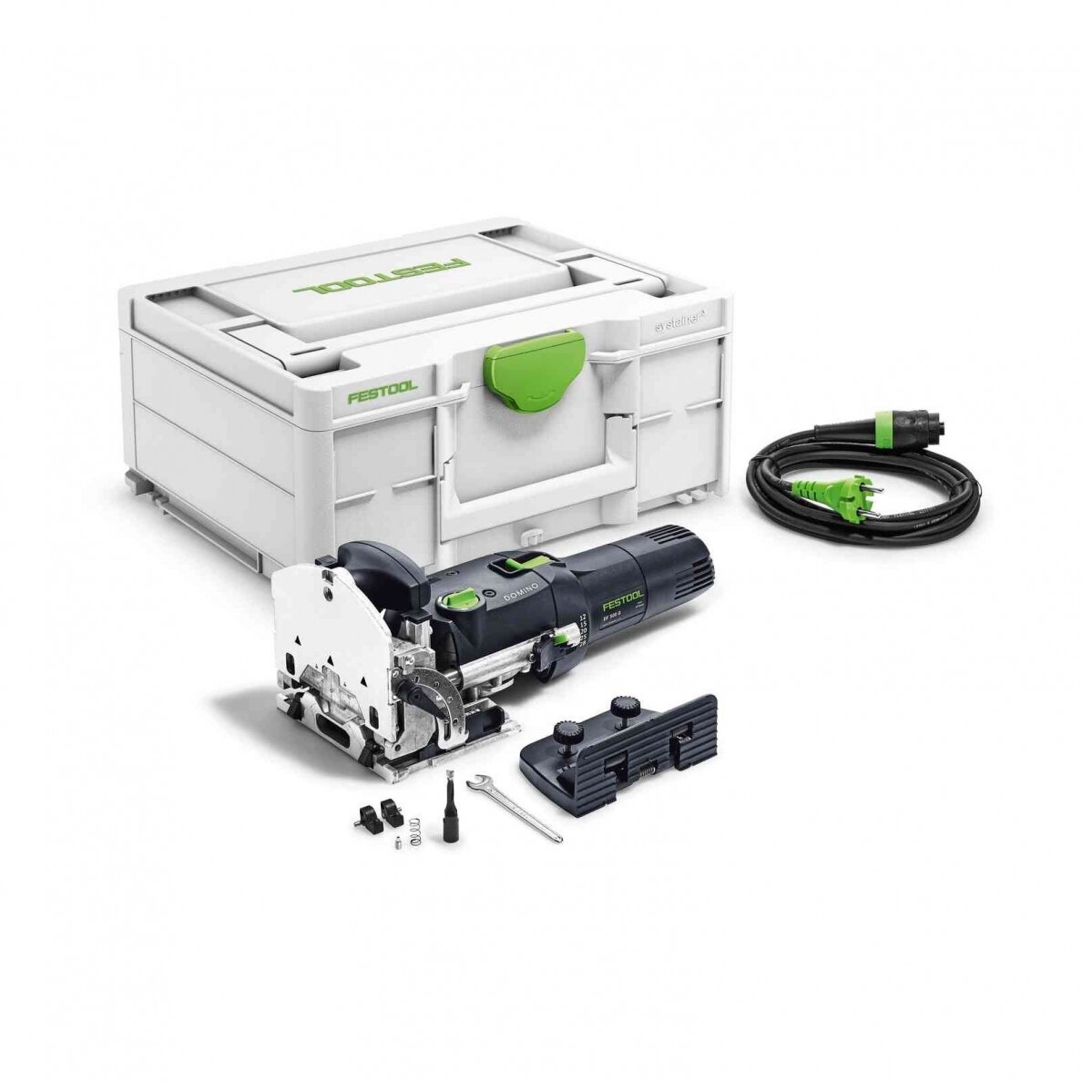Kaištinių sujungimų freza DOMINO Festool DF 500 Q-Plus (576413) Kaištinių sujungimų freza DOMINO Festool DF 500 Q-Plus (576413)