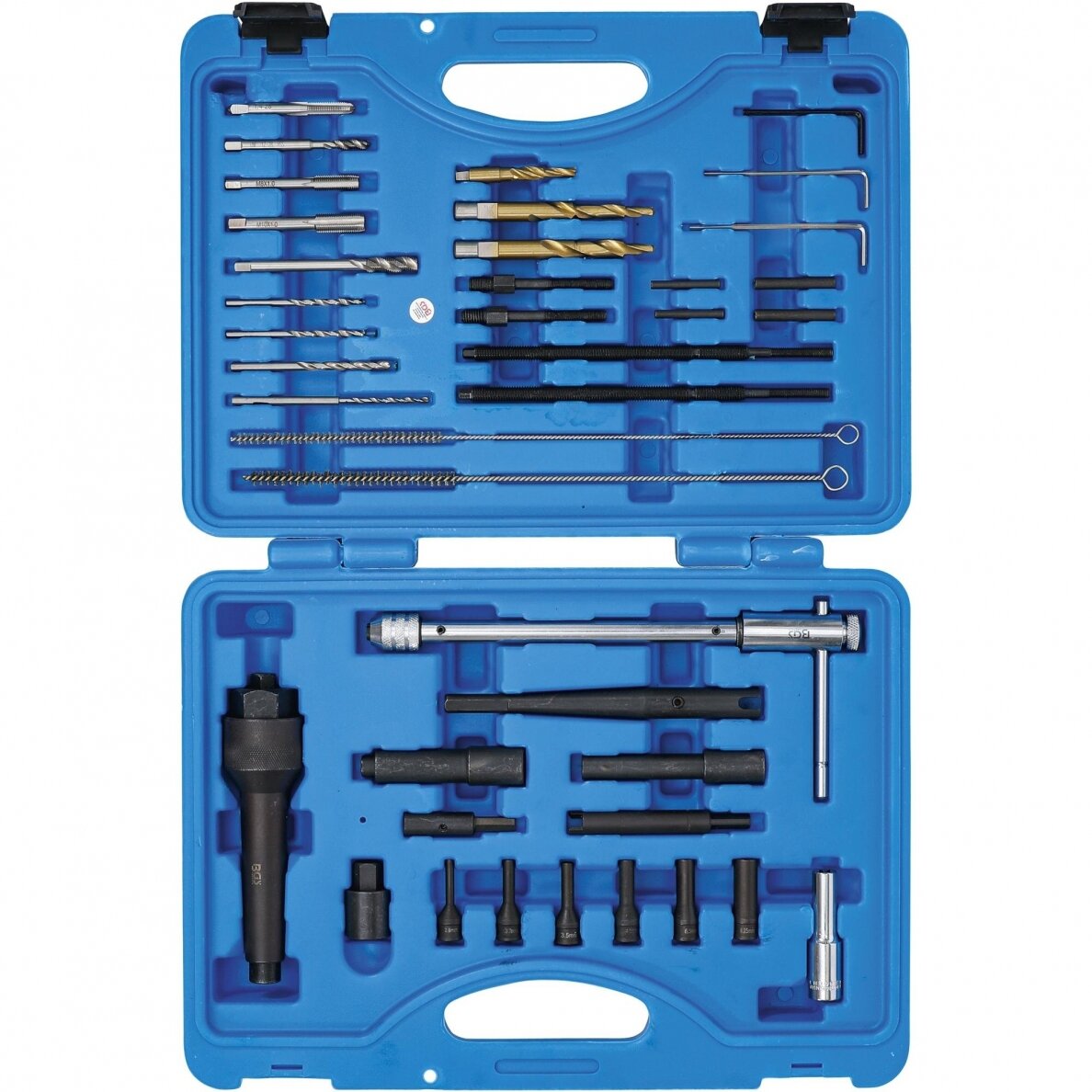 Kaitinimo žvakių ištraukimo ir sriegio remonto įrankių rinkinys | 41 vnt. (9565) 1