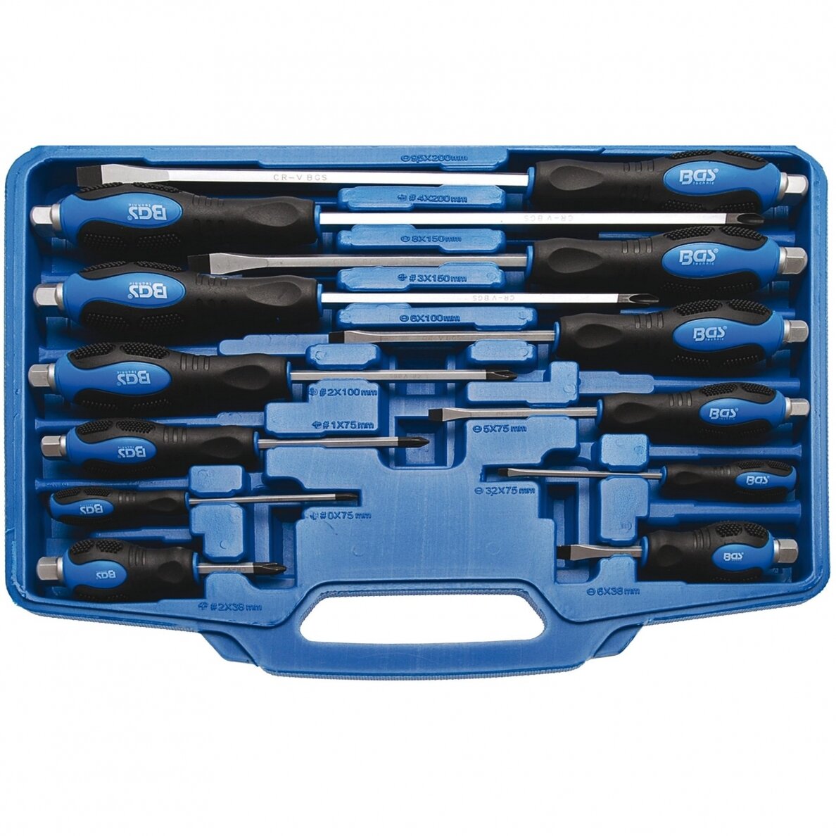 Kalamų atsuktuvų rinkinys BGS-TECHNIC, 12 vnt Kalamų atsuktuvų rinkinys BGS-TECHNIC, 12 vnt