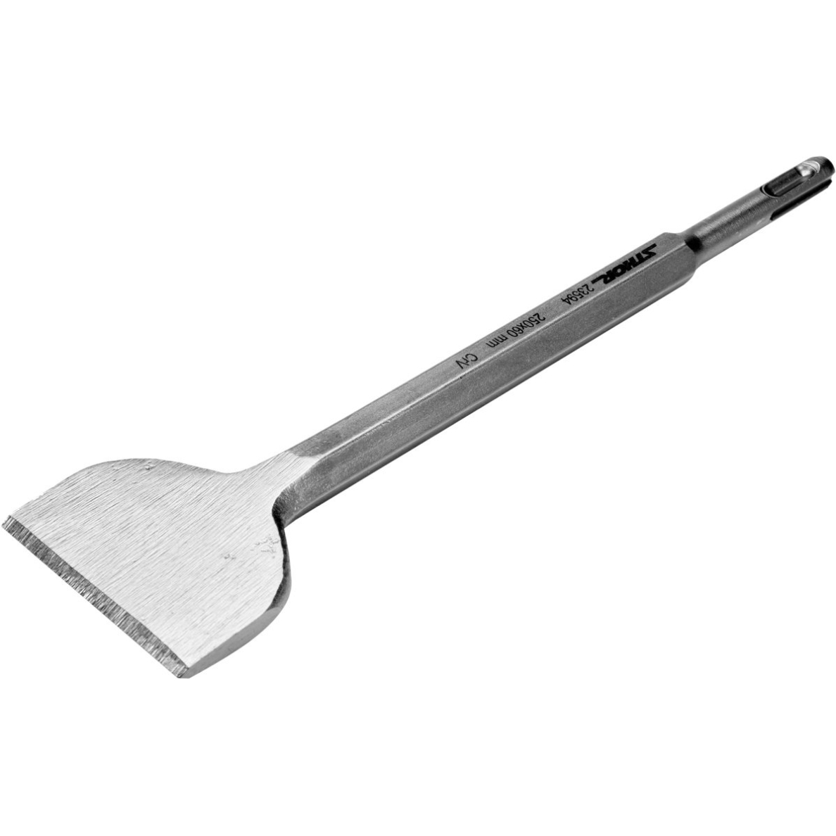 Kaltas betonui | SDS PLUS | plokščias platus | 60x14x250 mm (23594) Kaltas betonui | SDS PLUS | plokščias platus | 60x14x250 mm (23594)