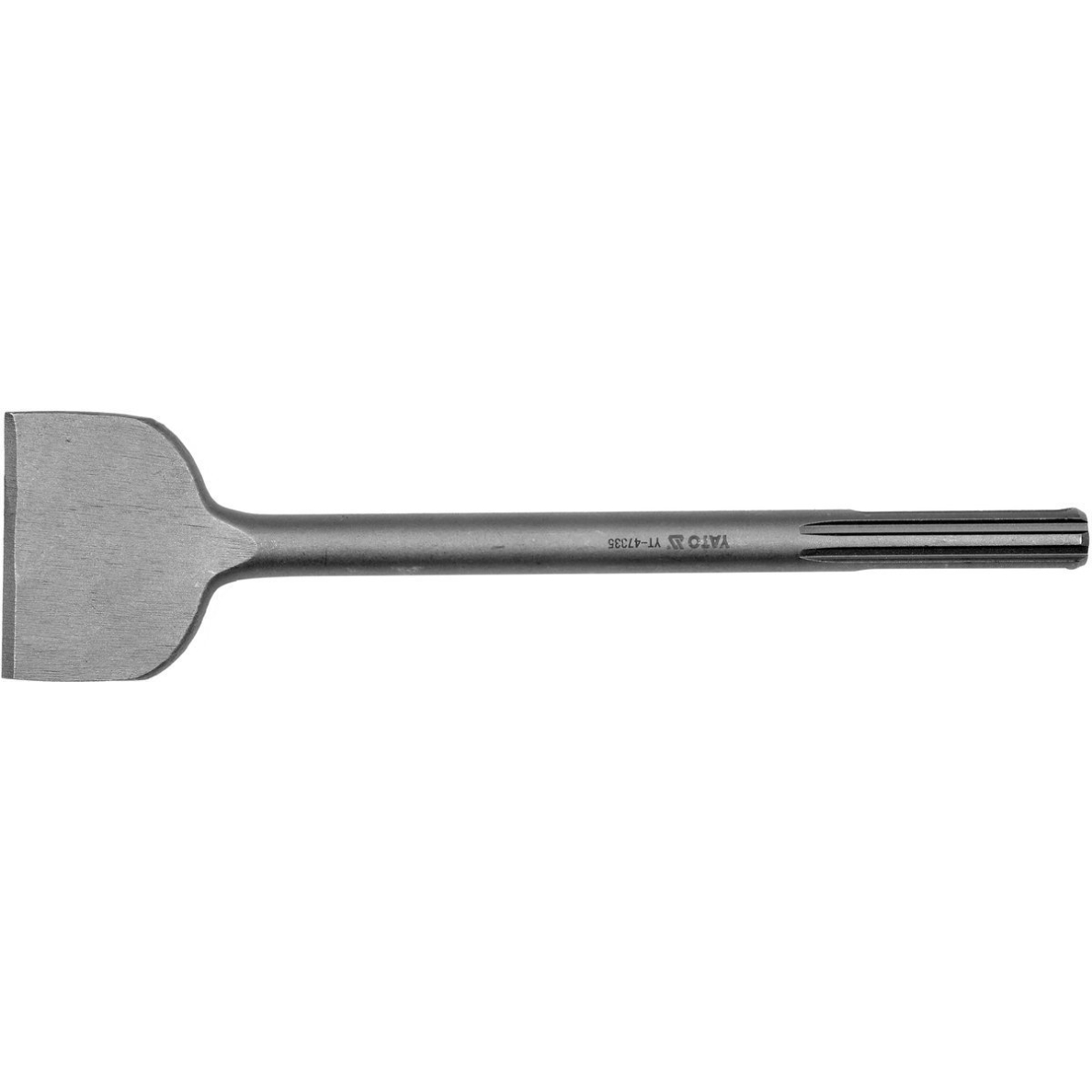 Kaltas plokščias | asfaltui ir betonui | 75 x 300 mm | SDS - Max (YT-47335)