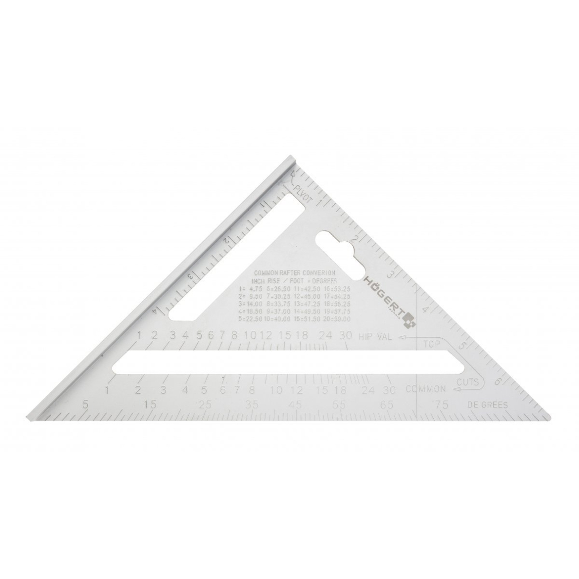 Kampainis aliumininis 185mm HOGERT HT4M216