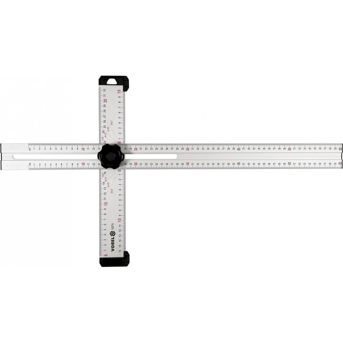 Kampainis reguliuojamas | aliuminis | 600 x 320 mm (18374)