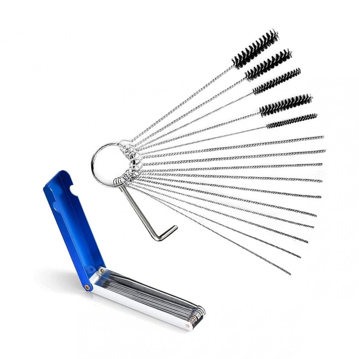 Karbiuratoriaus purkštukų valymo įrankių rinkinys (JC16T) Karbiuratoriaus purkštukų valymo įrankių rinkinys (JC16T)