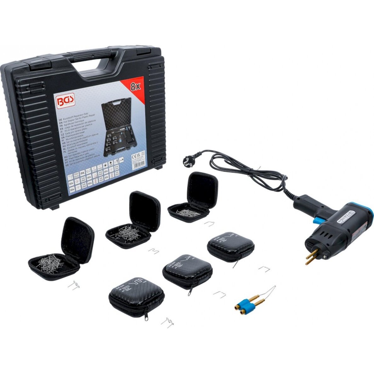 Karšto segiklio rinkinys plastikui taisyti (74347)