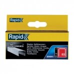 Kabės 53/12 2500vnt 11,4x0,75mm, raudonos, kartoninė pakuotė, Rapid