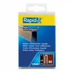 Kabės  90/40 1500vnt,  plastikinėje dėžutėje, Rapid