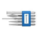 Kaltų / išmušėjų komplektas / 5vnt. Kaltų / išmušėjų komplektas / 5vnt.