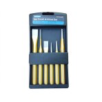 Kaltų / išmušėjų rinkinys įskaitant centro žymeklį | CR-V | 6 vnt. (SK0660) Kaltų / išmušėjų rinkinys įskaitant centro žymeklį | CR-V | 6 vnt. (SK0660)