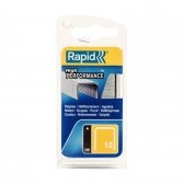Kabės Rapid 13/6, 1600 vnt.,10,6x0,7mm, geltona