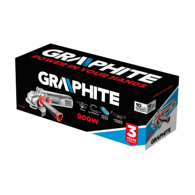 Elektrinis kampinis šlifuoklis Graphite 59G087, 900 W, 125 mm Elektrinis kampinis šlifuoklis Graphite 59G087, 900 W, 125 mm