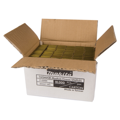 Kabės Makita F-32094, 11x32mm, 10.000 vnt. 1 Kabės Makita F-32094, 11x32mm, 10.000 vnt. 1