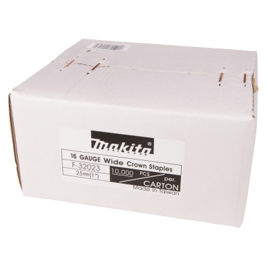 Kabės Makita F-32023, 25x25 mm, 10.000 vnt. 2 Kabės Makita F-32023, 25x25 mm, 10.000 vnt. 2
