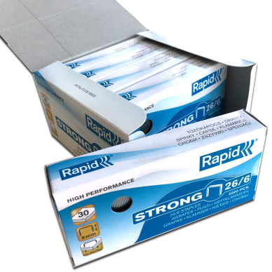 Kabės Rapid 26/6, 5000 vnt 2 Kabės Rapid 26/6, 5000 vnt 2