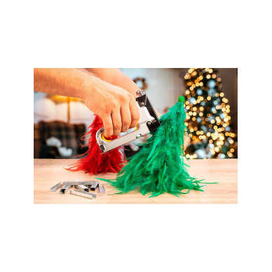 Kabių pistoletas metalinis, kabėms J (4 - 14 mm) 1 Kabių pistoletas metalinis, kabėms J (4 - 14 mm) 1