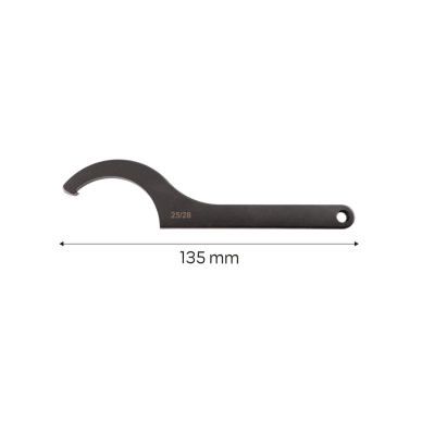 Kablinis raktas, dydis 25-28mm 6 Kablinis raktas, dydis 25-28mm 6