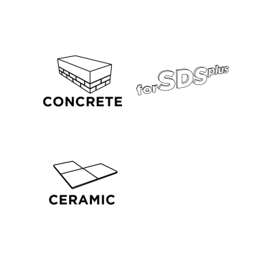 Kaltas SDS Plus plačiai išlenktas 40 x 250 mm, 25 st. 7