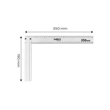 Kampainis aliuminis 350mm Neo 6