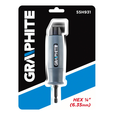 Kampinis laikiklis antgaliams, 1/4", 6,35mm 1