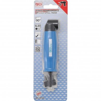 Kampinis priedas antgaliams Bgs-technic 90°, 1/4" 2 Kampinis priedas antgaliams Bgs-technic 90°, 1/4" 2