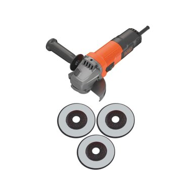 Kampinis šlifuoklis 750W 115mm, BEG110A3-QS, Black&Decker
