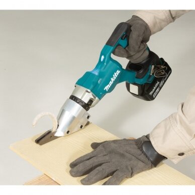 Akumuliatorinės žirklės fibrocementinėms plokštėms Makita DJS800Z, 18 V, LXT ®, (be akum. ir krov.) 4 Akumuliatorinės žirklės fibrocementinėms plokštėms Makita DJS800Z, 18 V, LXT ®, (be akum. ir krov.) 4