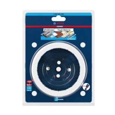 Karbido pjovimo karūna Bosch Tough Material, 102mm, 2608900439 1 Karbido pjovimo karūna Bosch Tough Material, 102mm, 2608900439 1