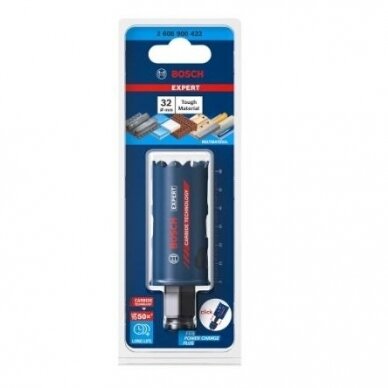 Karbido pjovimo karūna Bosch Tough Material, 32mm, 2608900422 1 Karbido pjovimo karūna Bosch Tough Material, 32mm, 2608900422 1