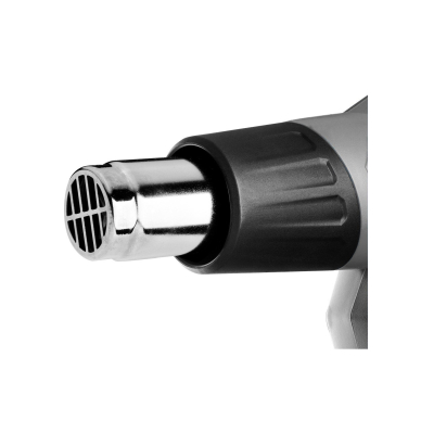 Karšto oro pistoletas 2000 W, temperatūros reguliatorius I: 50ºC, II: 50-550ºC, III: 50-550ºC 3