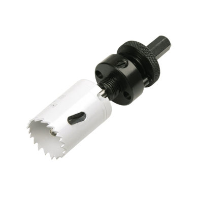 Karūnos didelėms ertmėms iš bimetalo, komplekte 7 3 Karūnos didelėms ertmėms iš bimetalo, komplekte 7 3