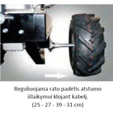 Kabelio klojimo mašina Wiper CLH 60 3 Kabelio klojimo mašina Wiper CLH 60 3