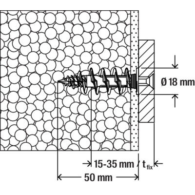 Kaištis izoliacinėms medžiagoms FID50 II ,Fischer 4 vnt. 3