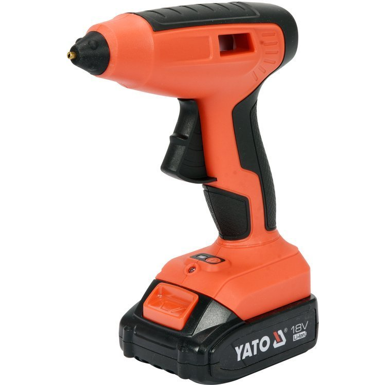 Akumuliatorinis klijavimo pistoletas Yato, 18 V, 2.0 Ah 1 Akumuliatorinis klijavimo pistoletas Yato, 18 V, 2.0 Ah 1