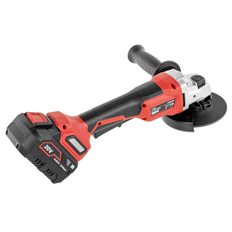 Akumuliatorinis kampinis šlifuoklis Cedrus CEDAGB125LI, 18V (be akum. ir krov.) 2