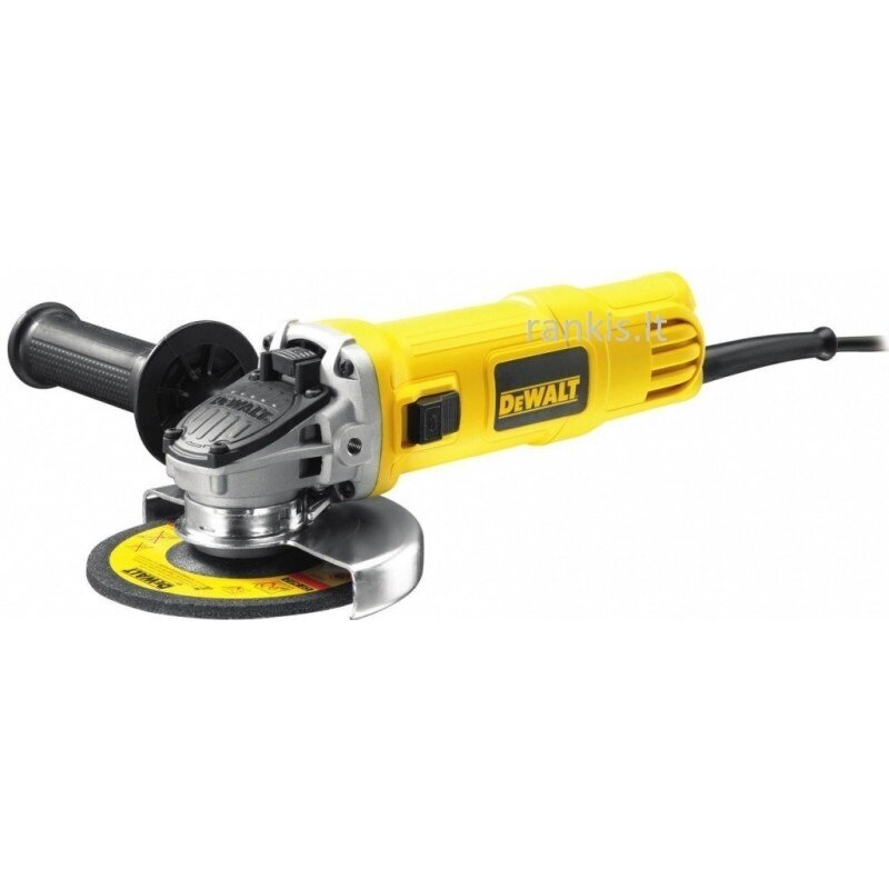 Kampinis šlifuoklis DWE4157-QS 900W 125 mm, DeWalt Kampinis šlifuoklis DWE4157-QS 900W 125 mm, DeWalt