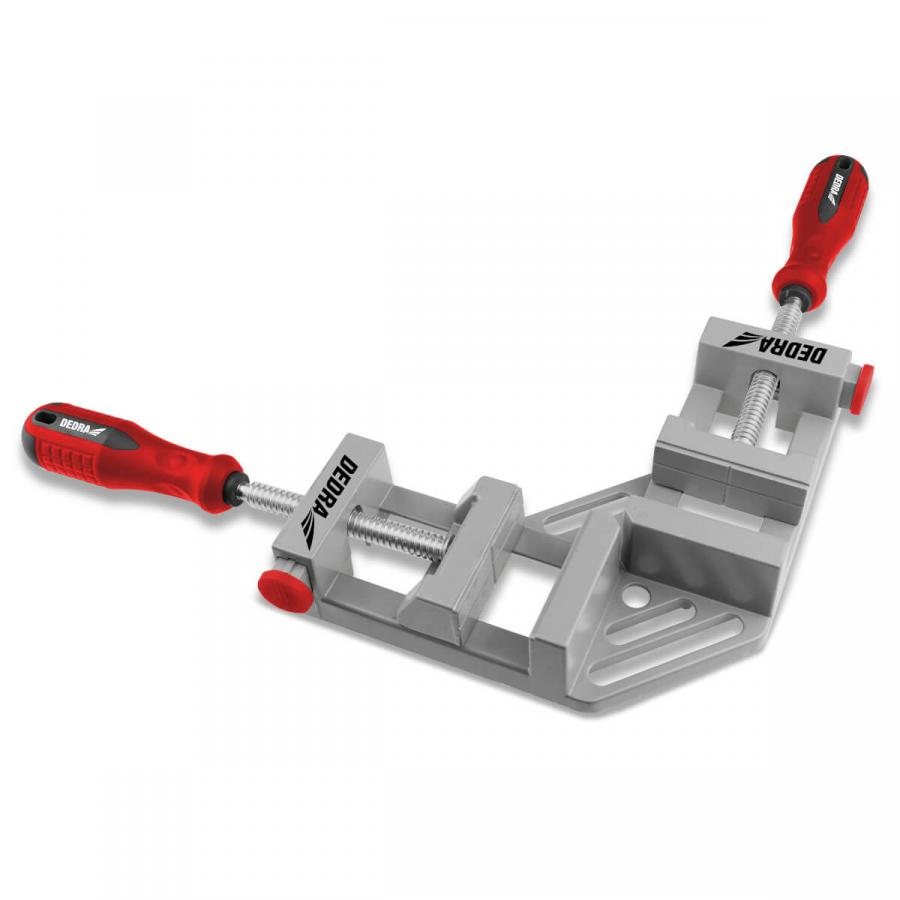 Kampinis spaustukas Dedra 12A002, 65x70 mm Kampinis spaustukas Dedra 12A002, 65x70 mm