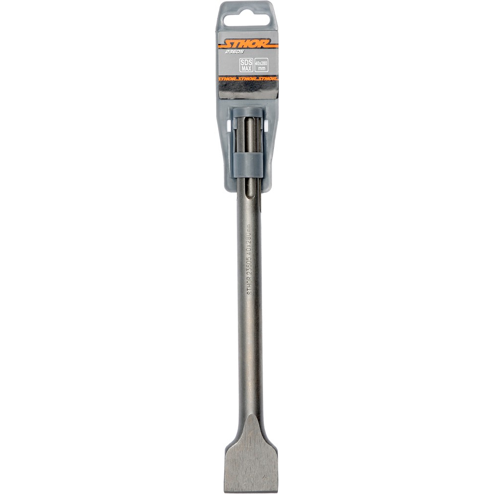 Kaltas betonui | Cr-V | SDS - Max | plokščias platus | 40x18x280 mm (23605) 1 Kaltas betonui | Cr-V | SDS - Max | plokščias platus | 40x18x280 mm (23605) 1