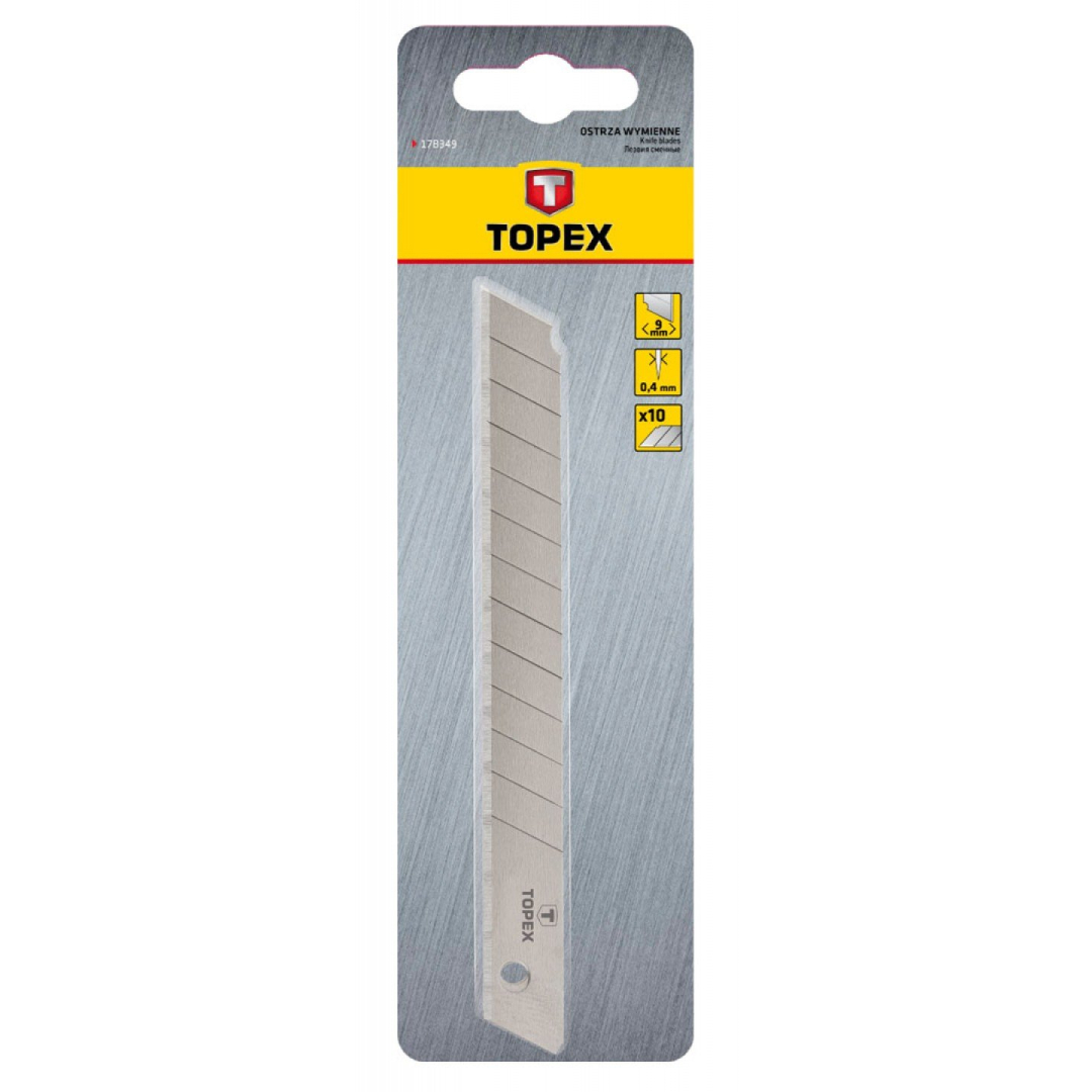 Keičiama geležtė 9mm, komplekte 10 vnt. 1 Keičiama geležtė 9mm, komplekte 10 vnt. 1