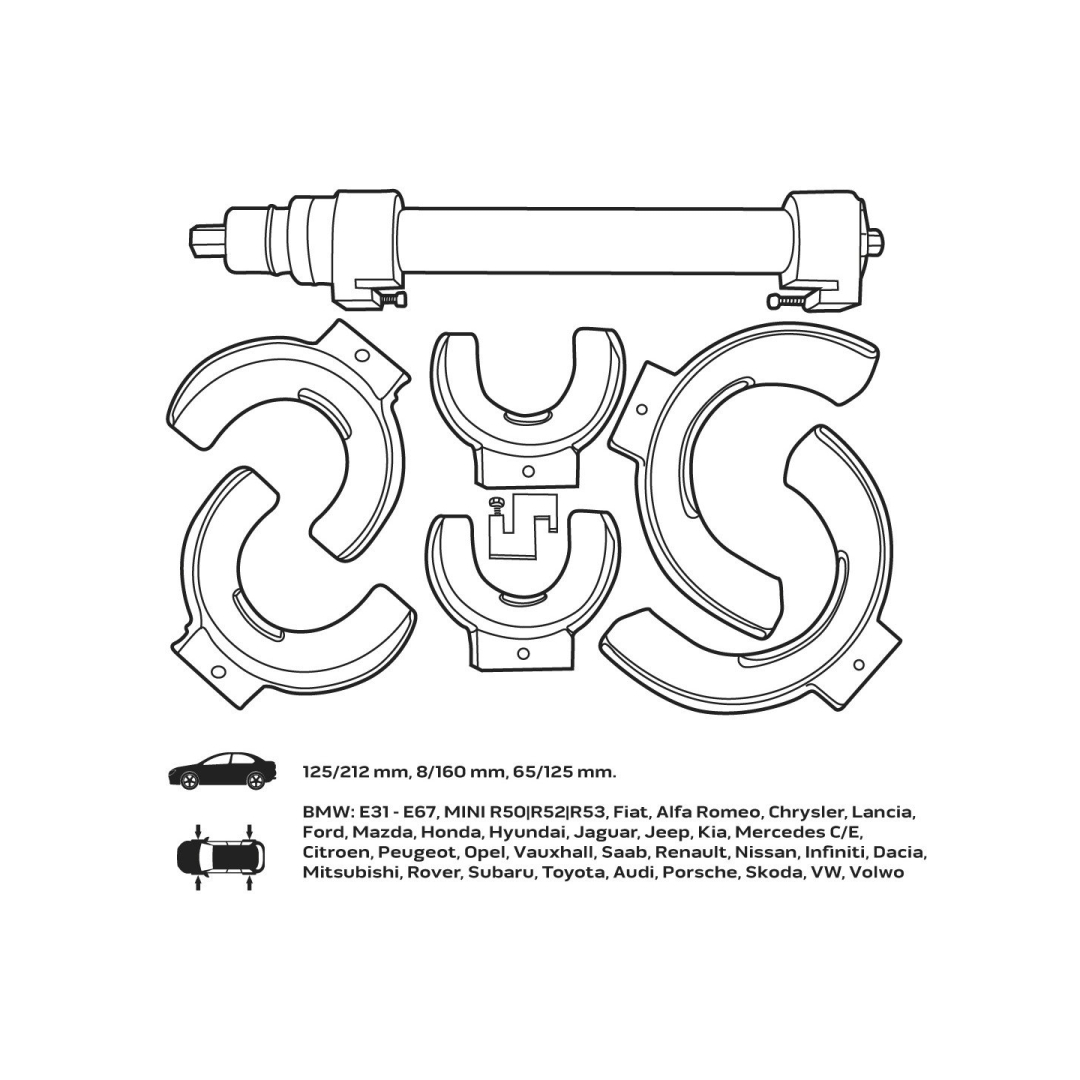 Keičiamos šakės statramsčio ritininės spyruoklės kompresorius 7