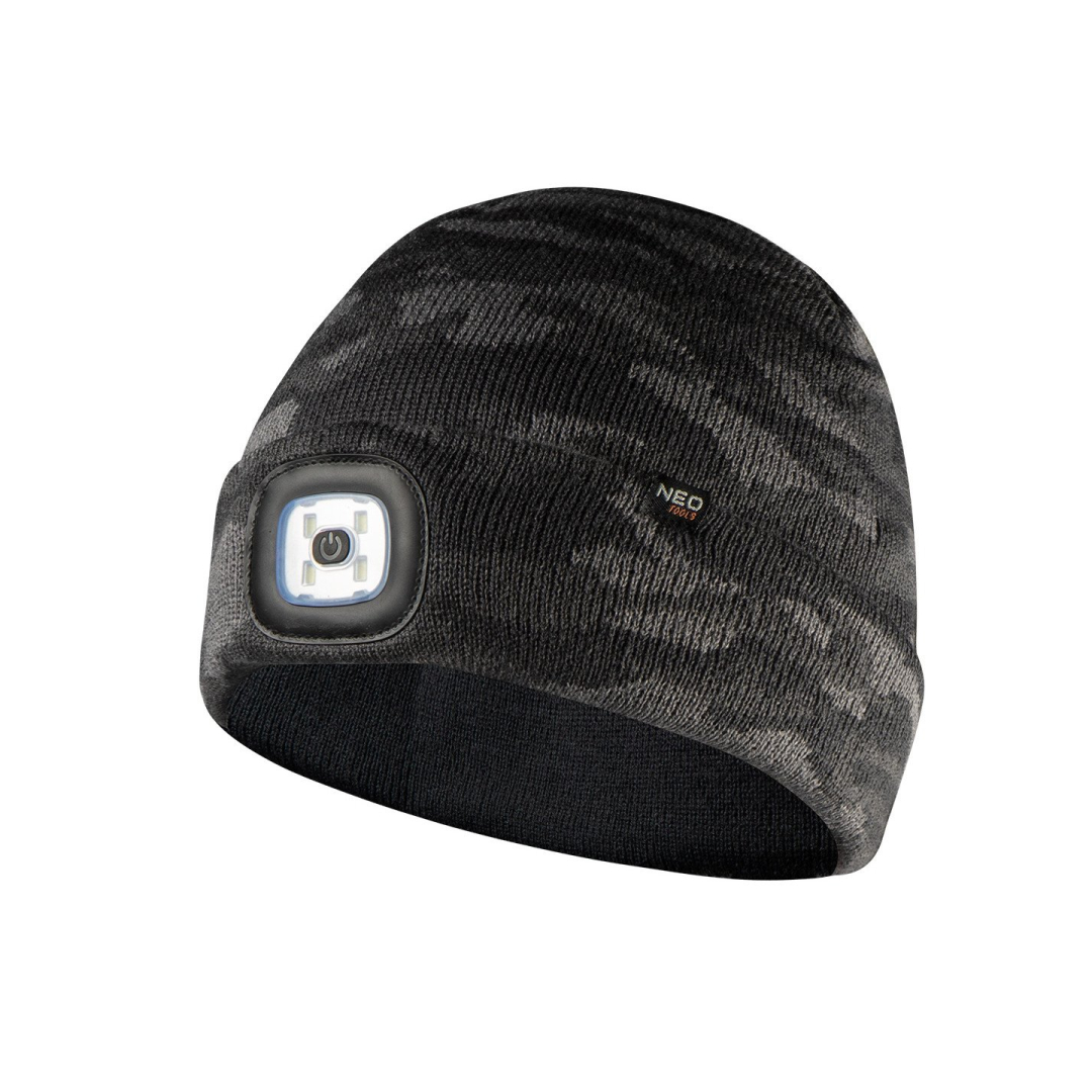 Kepurė su LED žibintuvėliu, dvisluoksnis, CAMO URBAN