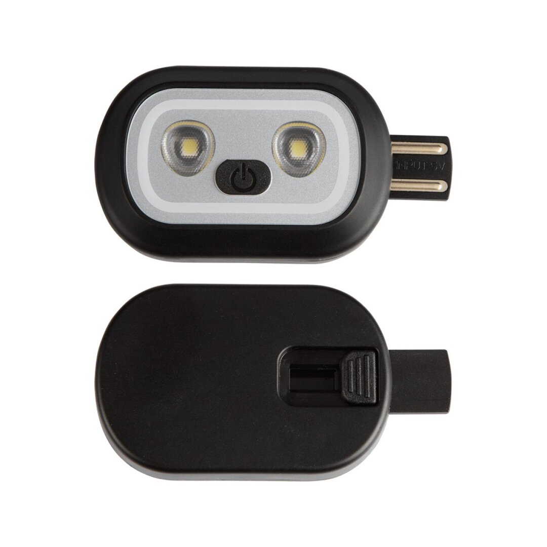 Kepurė su RGB LED žibintuvėliu, grafito spalvos 6