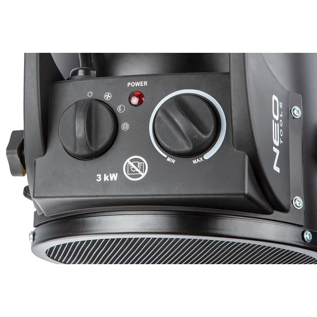 Keramikinis šildytuvas NEO 90-063, 3kW 2 Keramikinis šildytuvas NEO 90-063, 3kW 2